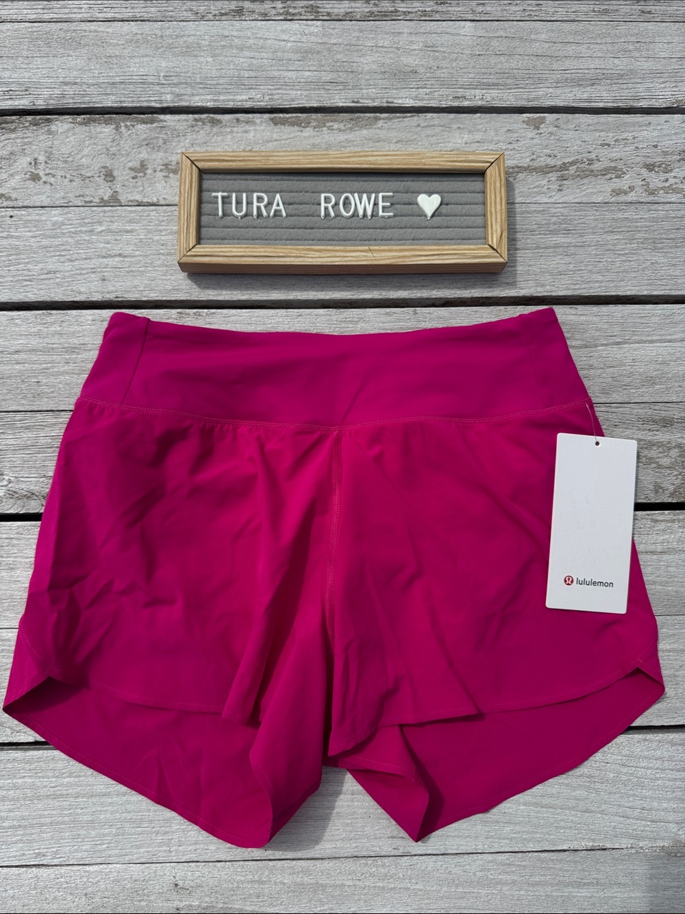 Lululemon Speed Up High Rise Short 4” Mesh Vent Pink Flare Small NWT